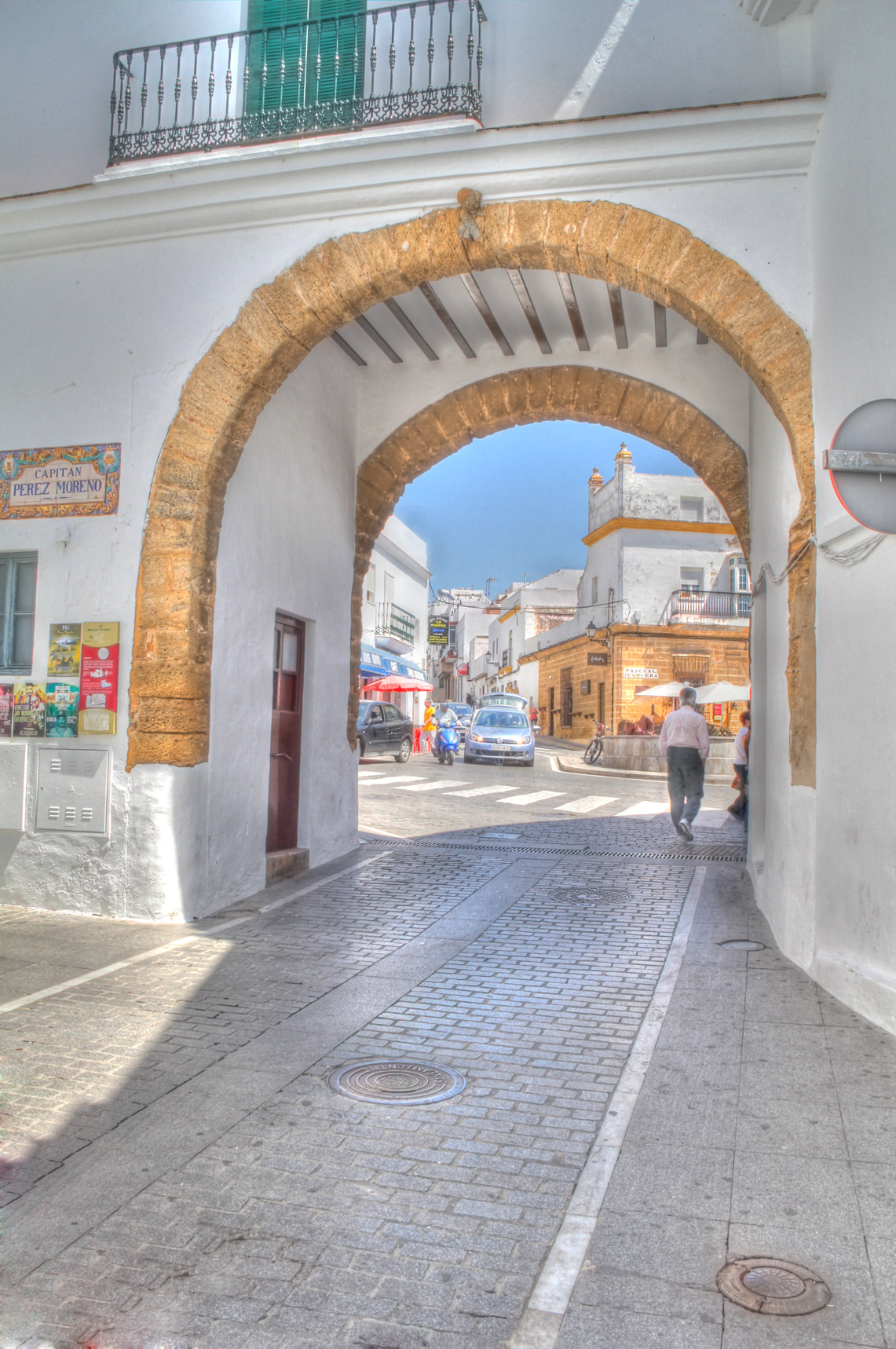 Vistas del casco histórico de Conil de la Frontera, Cádiz